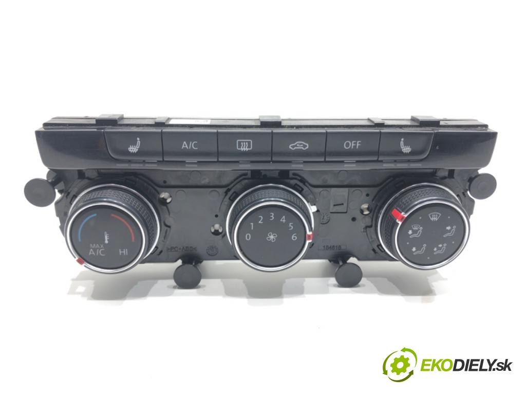 VW GOLF VII Variant (BA5, BV5) 2013 - 2022    1.6 TDI 81 kW [110 KM] olej napędowy 2013 - 2017  Panel ovládania kúrenia 5G0907426AA (Prepínače, spínače, tlačidlá a ovládače kúrenia)