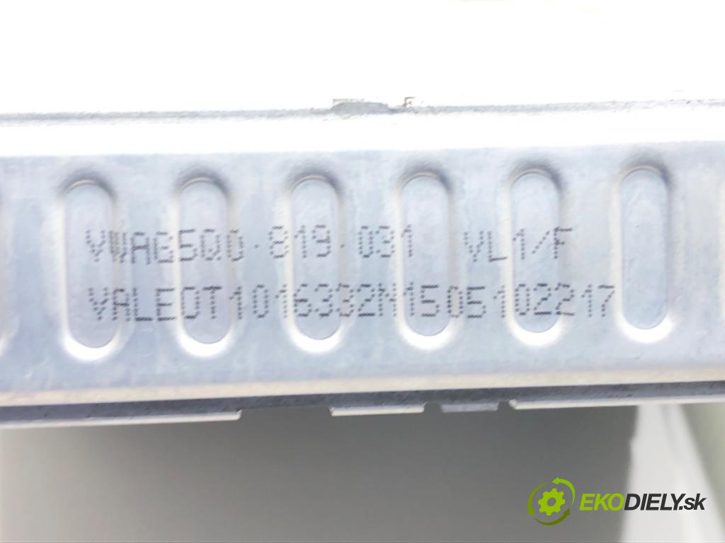 VW GOLF VII Variant (BA5, BV5) 2013 - 2022    1.6 TDI 81 kW [110 KM] olej napędowy 2013 - 2017  topné těleso radiátor topení 5Q0819031 (Radiátory topení)