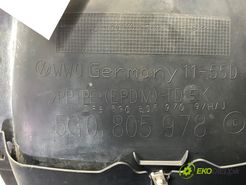 VW GOLF VII Variant (BA5, BV5) 2013 - 2022    1.6 TDI 81 kW [110 KM] olej napędowy 2013 - 2017  podblatník pravý přední část