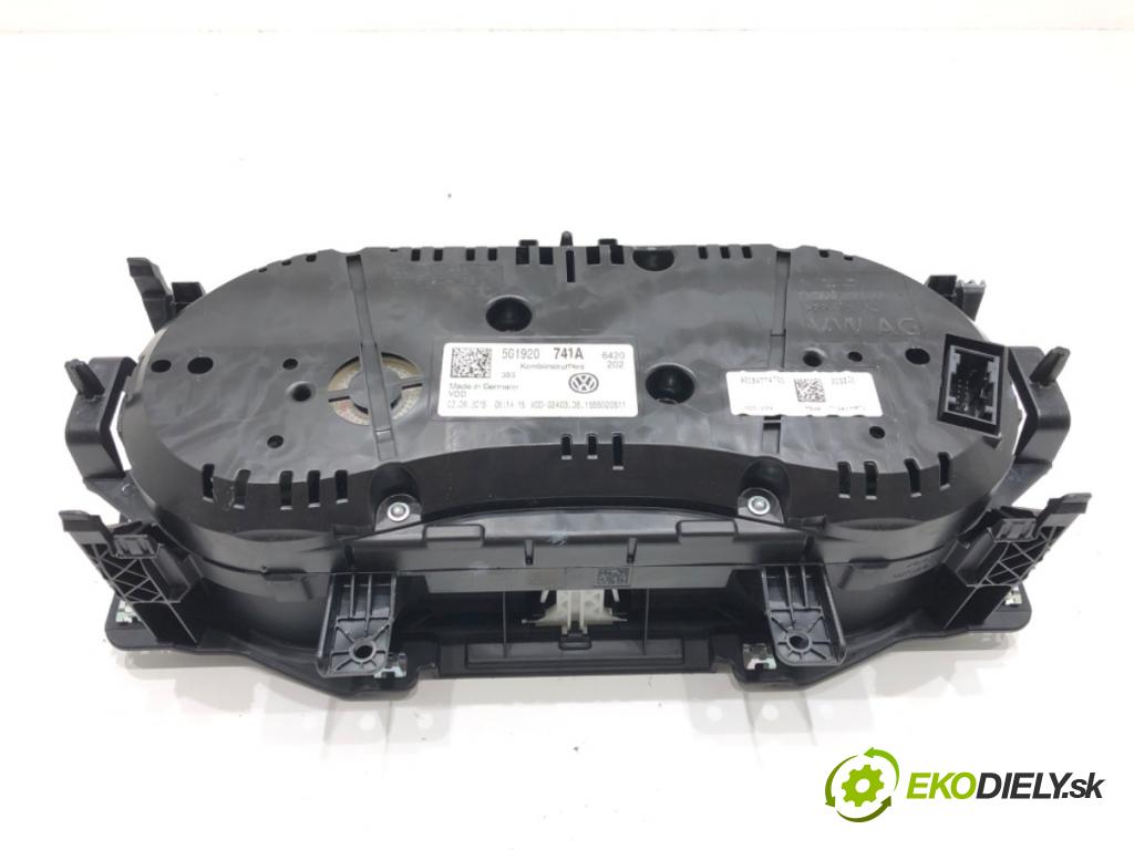 VW GOLF VII Variant (BA5, BV5) 2013 - 2022    1.6 TDI 81 kW [110 KM] olej napędowy 2013 - 2017  Prístrojovka 5G1920741A (Prístrojové dosky, displeje)