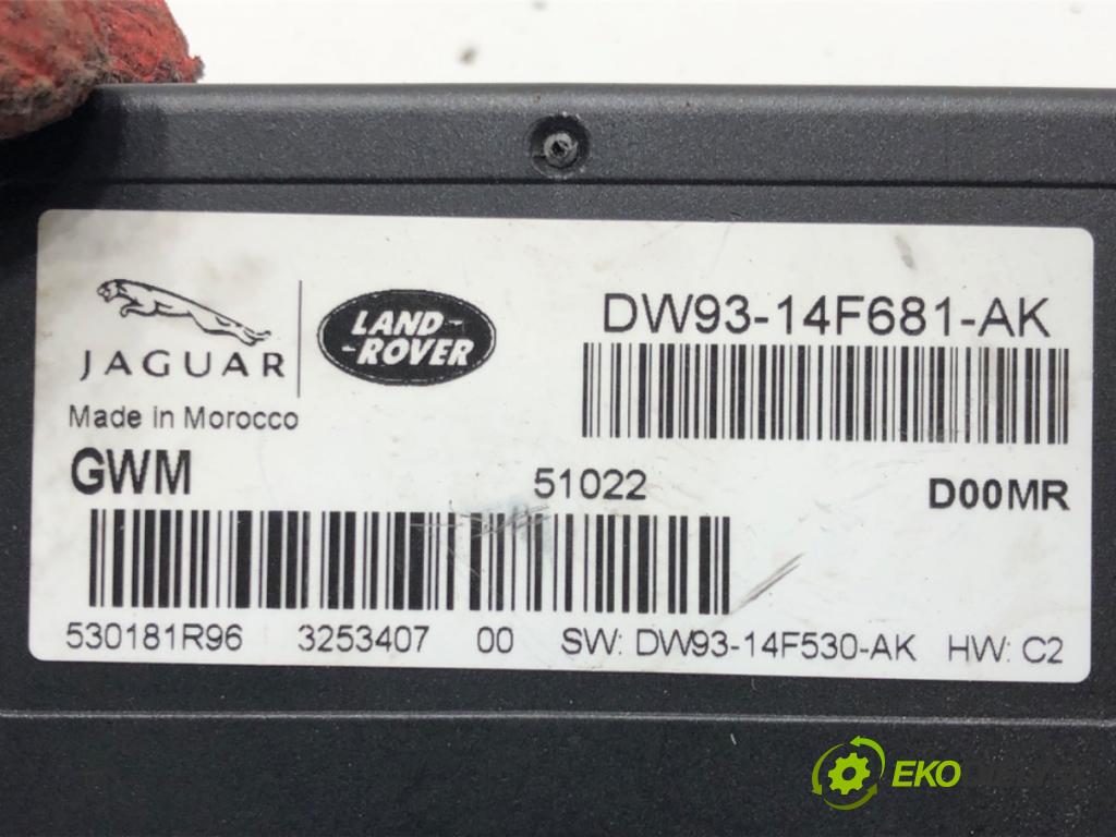 JAGUAR XJ (X351) 2009 - 2022    3.0 SDV6 202 kW [275 KM] olej napędowy 2009 - 2016  Modul Riadiaca jednotka DW93-14F681-AK (Ostatné)