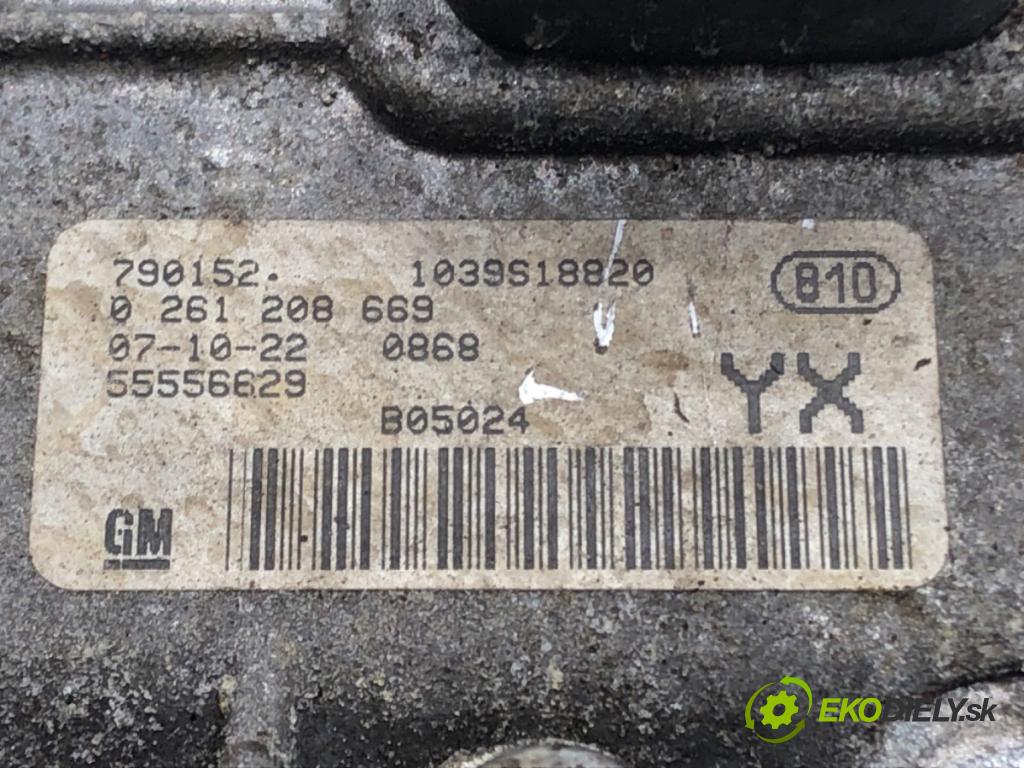OPEL ASTRA G liftback (T98) 1998 - 2009    1.4 (F08, F48) 66 kW [90 KM] benzyna 2007 - 2009  riadiaca jednotka Motor 55556629 (Riadiace jednotky)