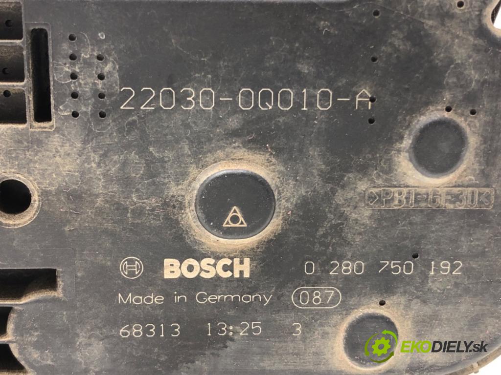 TOYOTA YARIS (_P9_) 2005 - 2014    1.0 VVT-i (KSP90_) 51 kW [69 KM] benzyna 2005 - 2011  Škrtiaca klapka 22030-0Q010-A (Škrtiace klapky)
