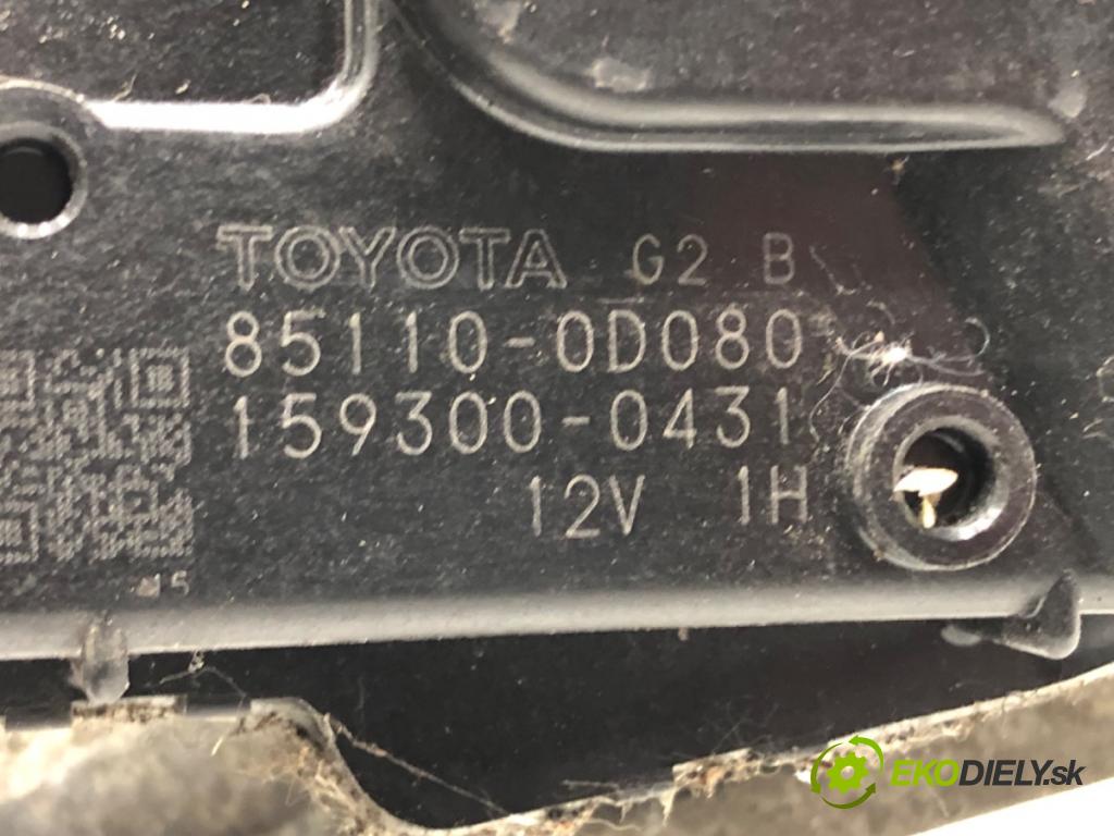 TOYOTA YARIS (_P9_) 2005 - 2014    1.0 VVT-i (KSP90_) 51 kW [69 KM] benzyna 2005 - 2011  Mechanizmus stieračov predný 85110-0D080 (Motorčeky stieračov predné)