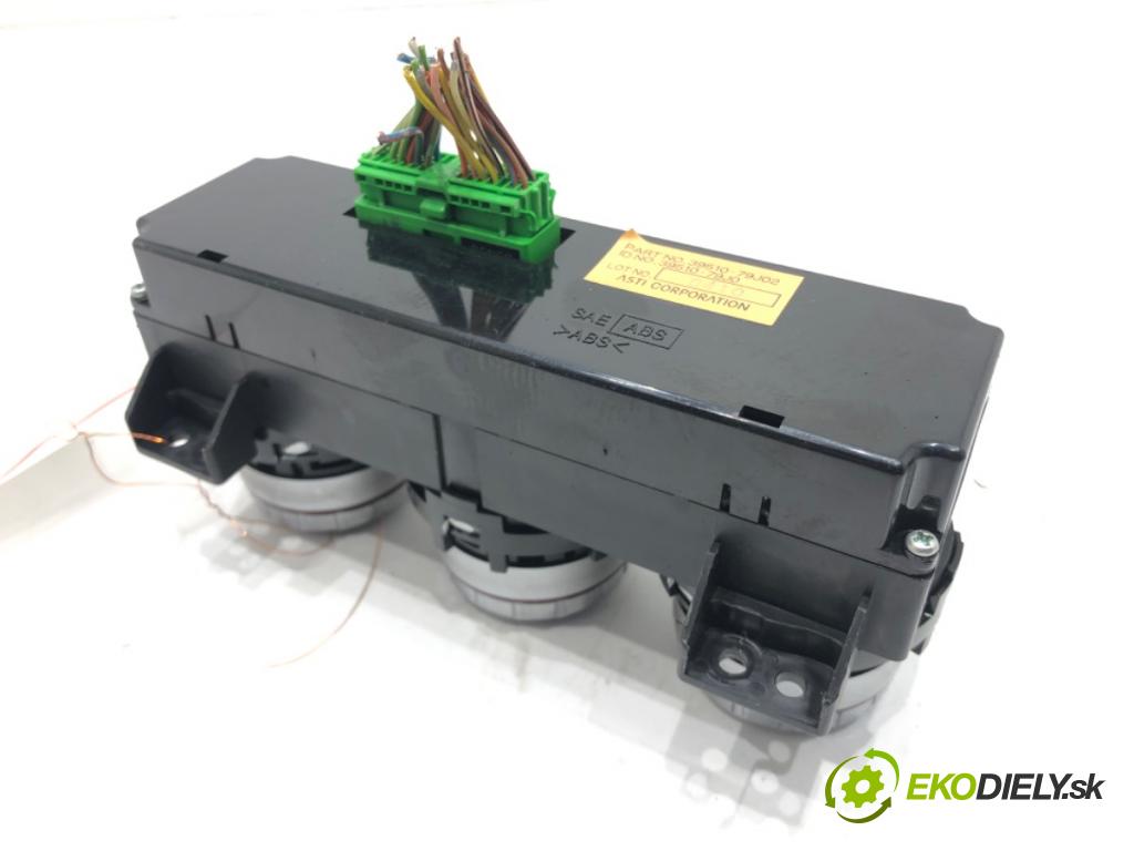 FIAT SEDICI (189_) 2006 - 2014    1.9 D Multijet 4x4 88 kW [120 KM] olej napędowy 2006 - 2011  Panel ovládania kúrenia 39510-79J02 (Prepínače, spínače, tlačidlá a ovládače kúrenia)