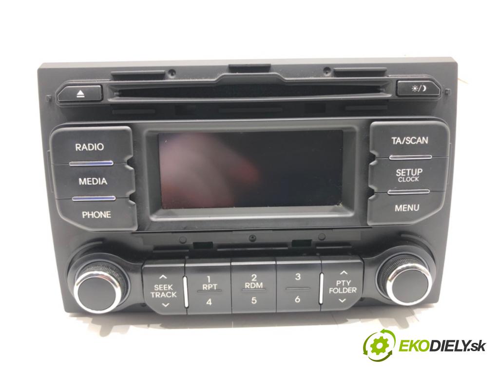 KIA RIO III (UB) 2011 - 2017    1.2 51 kW [69 KM] benzyna 2011 - 2017  RADIO 961701W750CA (Audio zariadenia)