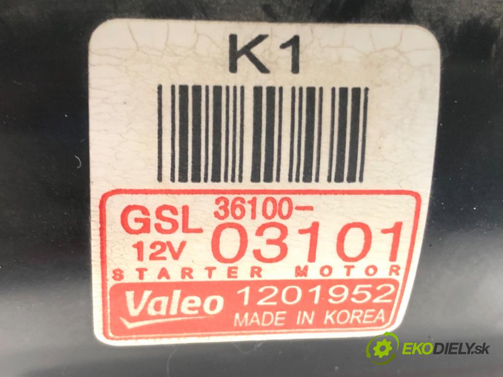 KIA RIO III (UB) 2011 - 2017    1.2 51 kW [69 KM] benzyna 2011 - 2017  Štartér 36100-03101 (Štartéry)