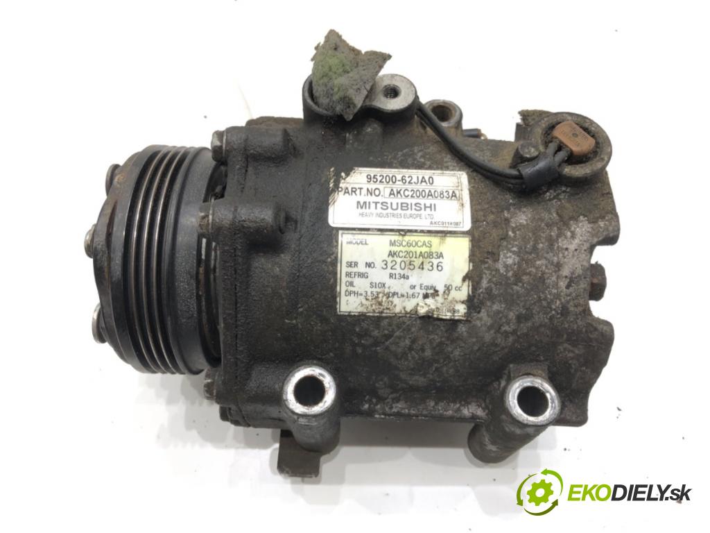 SUZUKI SX4 (EY, GY) 2006 - 2022    1.6 VVT (RW 416) 79 kW [107 KM] benzyna 2006 - 2022  kompresor klimatizace 95200-62JA0 (Kompresory)