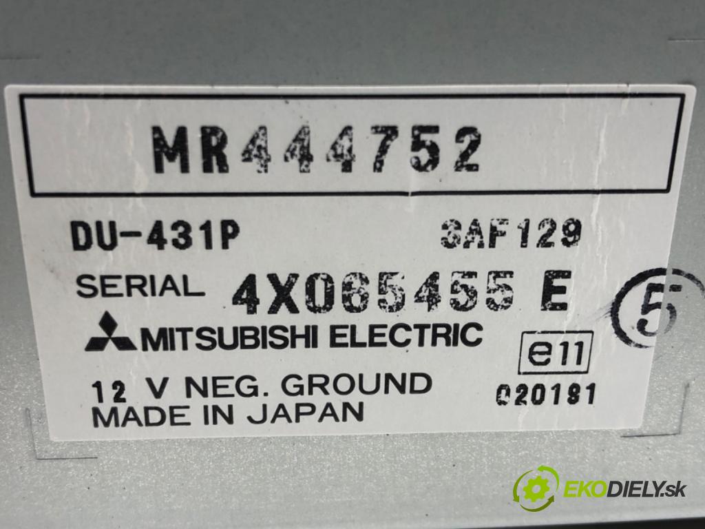MITSUBISHI PAJERO PININ I (H6_W, H7_W) 1999 - 2007    1.8 (H76W, H66W) 84 kW [114 KM] benzyna 2001 - 2007  Dislpej MR444752 (Prístrojové dosky, displeje)