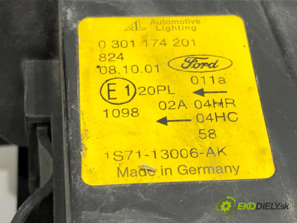 FORD MONDEO III Turnier (BWY) 2000 - 2007    2.0 TDCi 96 kW [130 KM] olej napędowy 2001 - 2007  Svetlomet ľavy predný 1S71-13006-AK