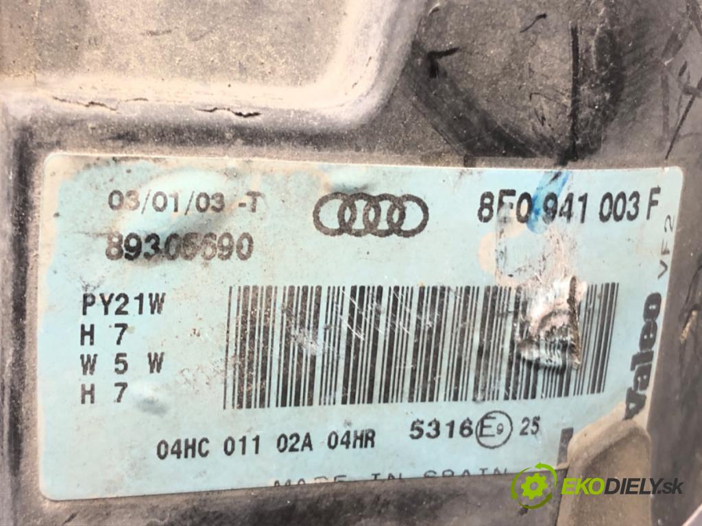 AUDI A4 B6 Avant (8E5) 2000 - 2005    1.9 TDI 74 kW [101 KM] olej napędowy 2001 - 2004  Svetlomet ľavy predný 8E0941003F