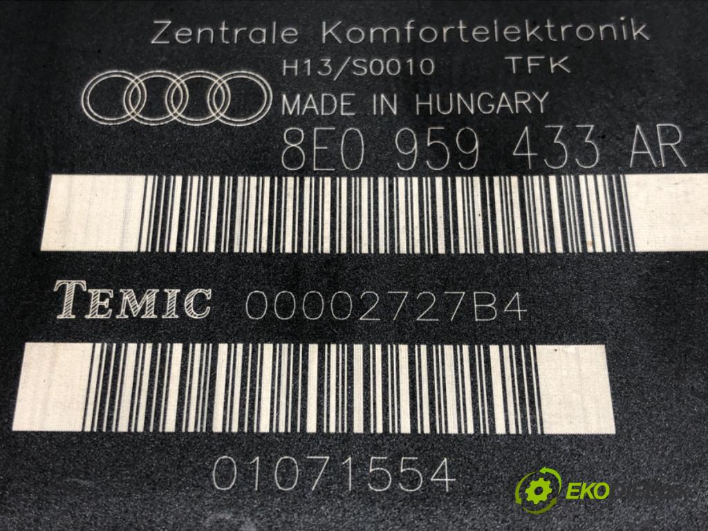 AUDI A4 B6 Avant (8E5) 2000 - 2005    1.9 TDI 74 kW [101 KM] olej napędowy 2001 - 2004  Modul komfortu 8E0959433AR (Moduly komfortu)