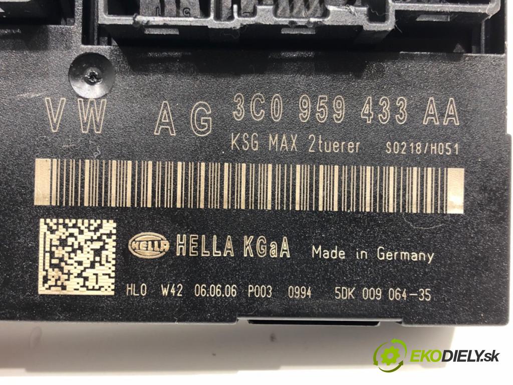VW PASSAT B6 Variant (3C5) 2005 - 2011    2.0 TFSI 147 kW [200 KM] benzyna 2005 - 2010  Modul komfortu 3C0959433aa (Moduly komfortu)