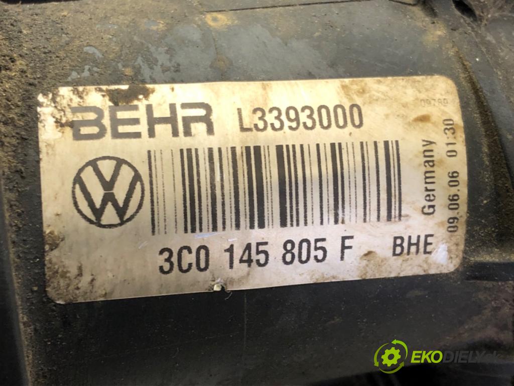 VW PASSAT B6 Variant (3C5) 2005 - 2011    2.0 TFSI 147 kW [200 KM] benzyna 2005 - 2010  intercooler 3C0145805F (Chladiče nasávaného vzduchu (intercoolery))