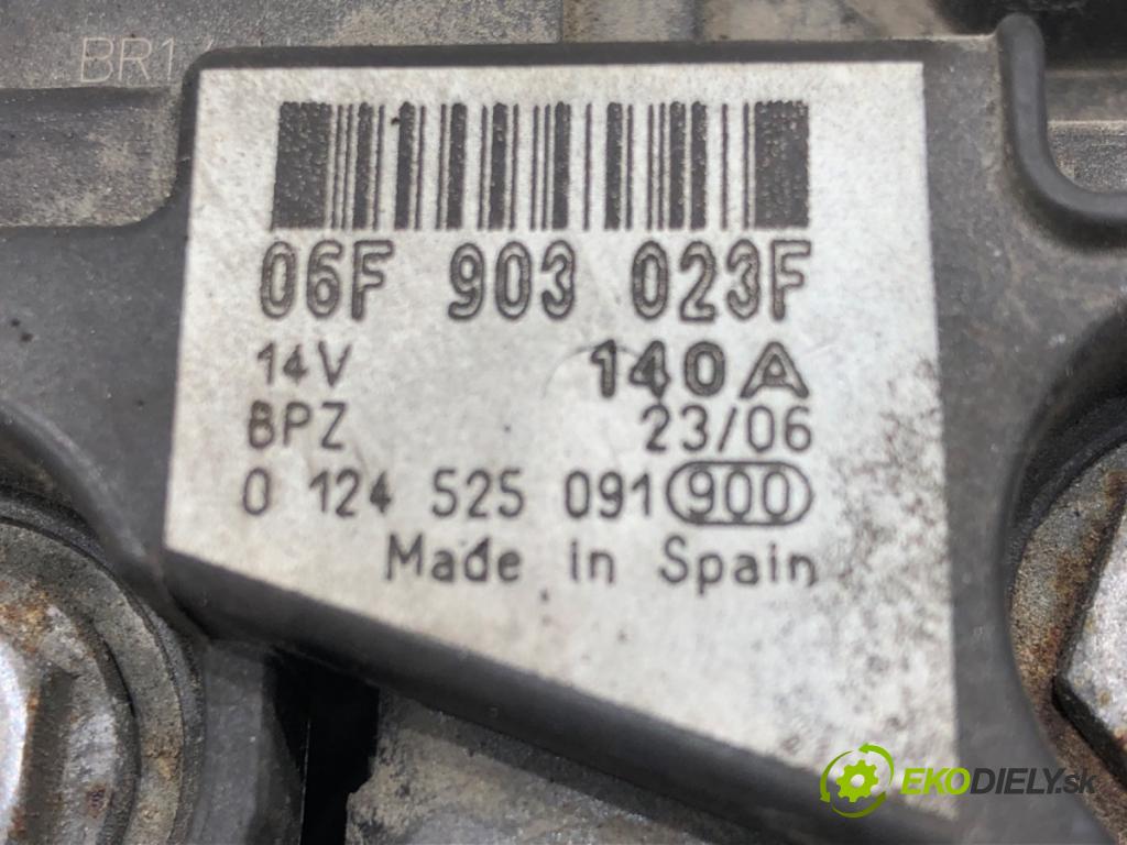 VW PASSAT B6 Variant (3C5) 2005 - 2011    2.0 TFSI 147 kW [200 KM] benzyna 2005 - 2010  Alternátor 06F903023F (Alternátory)