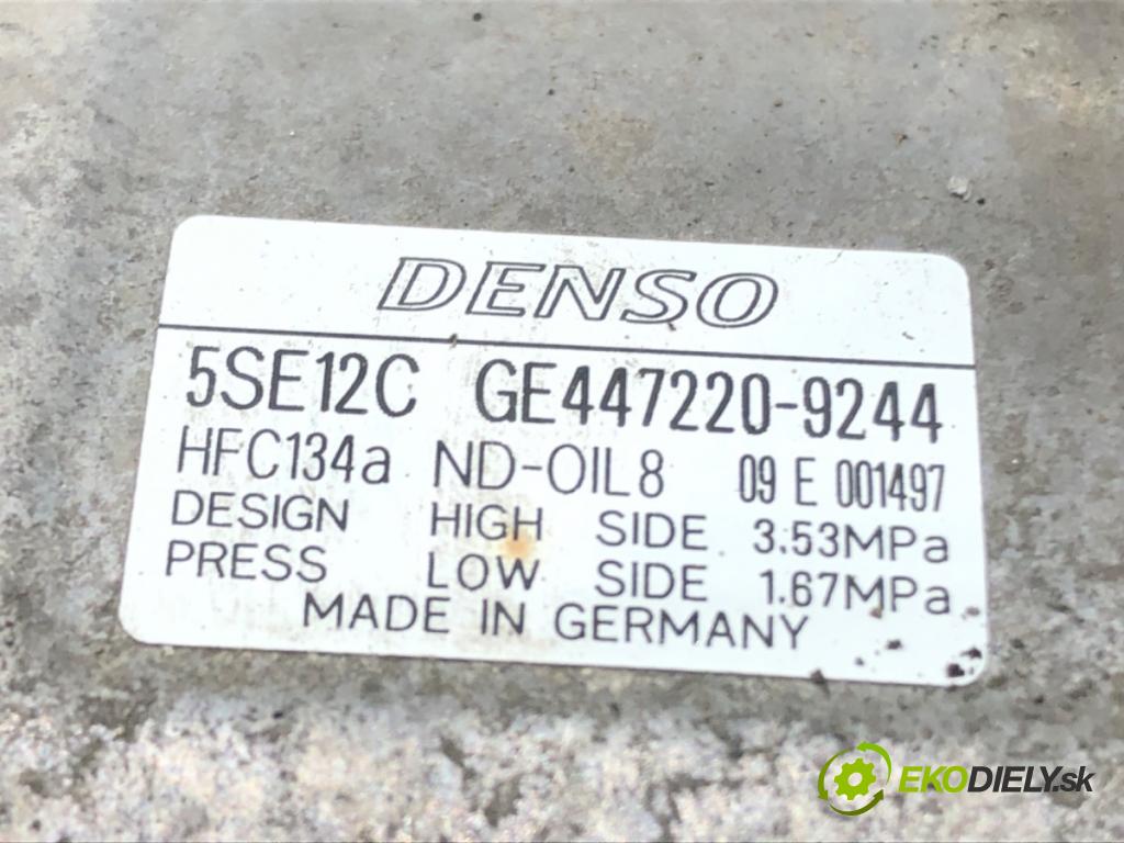 TOYOTA AVENSIS (_T25_) 2003 - 2008    1.8 (ZZT251_) 95 kW [129 KM] benzyna 2003 - 2008  kompresor klimatizace GE447220-9244 (Kompresory)
