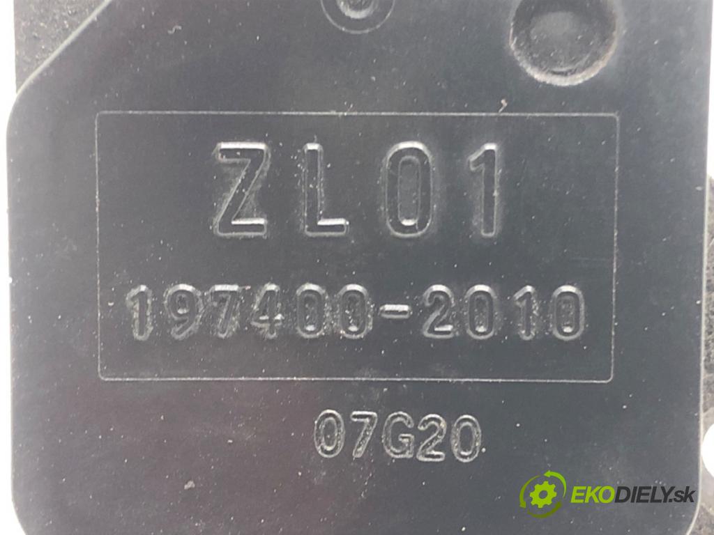 MAZDA 3 (BK) 2003 - 2009    1.6 (BK14) 77 kW [105 KM] benzyna 2003 - 2009  Váha vzduchu 197400-2010 (Váhy vzduchu)