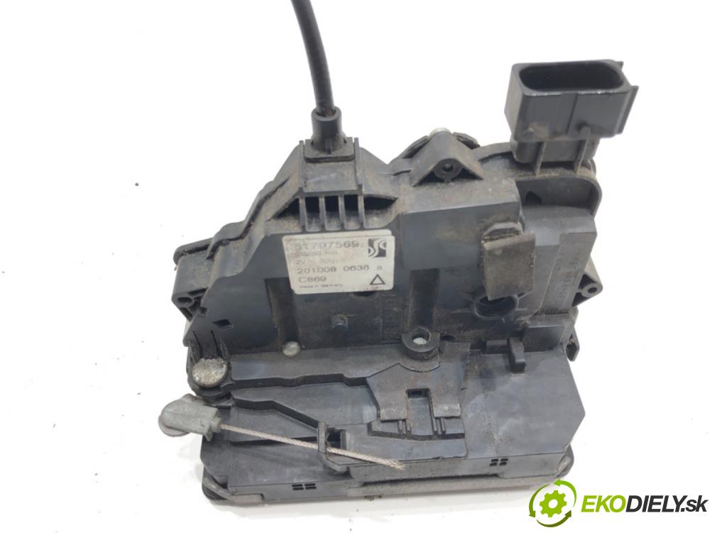 FIAT GRANDE PUNTO (199_) 2005 - 2022    1.4 (199AXB11, 199AXB1A, 199BXB1A, 199AXL1A) 57 kW [77 KM] benzyna 2005 - 2015  zámok dveře levý zadní část 51797569