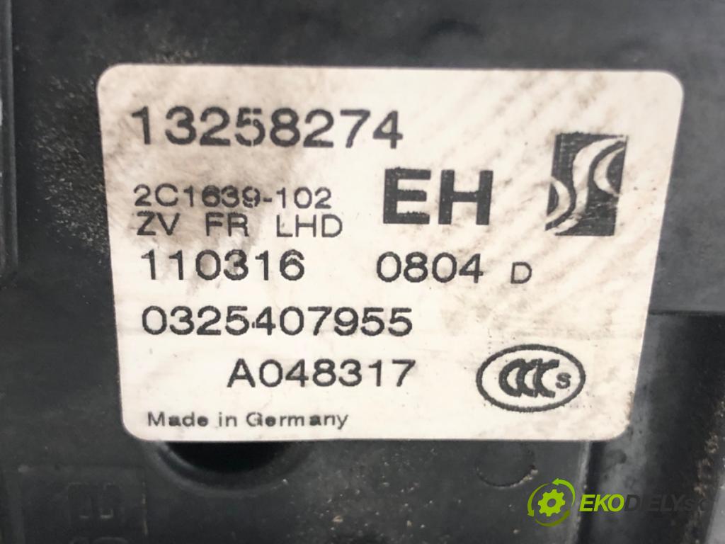 OPEL MERIVA B nadwozie wielkoprzestrzenne (MPV) (S10) 2010 - 2017    1.4 (75) 74 kW [100 KM] benzyna 2010 - 2017  zámok dveře pravý přední část 13258274