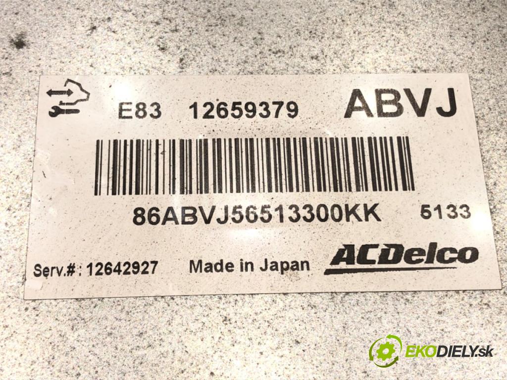 OPEL MERIVA B nadwozie wielkoprzestrzenne (MPV) (S10) 2010 - 2017    1.4 (75) 74 kW [100 KM] benzyna 2010 - 2017  riadiaca jednotka Motor 12659379 (Riadiace jednotky)