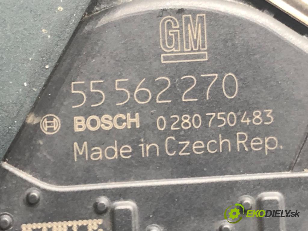 OPEL MERIVA B nadwozie wielkoprzestrzenne (MPV) (S10) 2010 - 2017    1.4 (75) 74 kW [100 KM] benzyna 2010 - 2017  Škrtiaca klapka 55562270 (Škrtiace klapky)