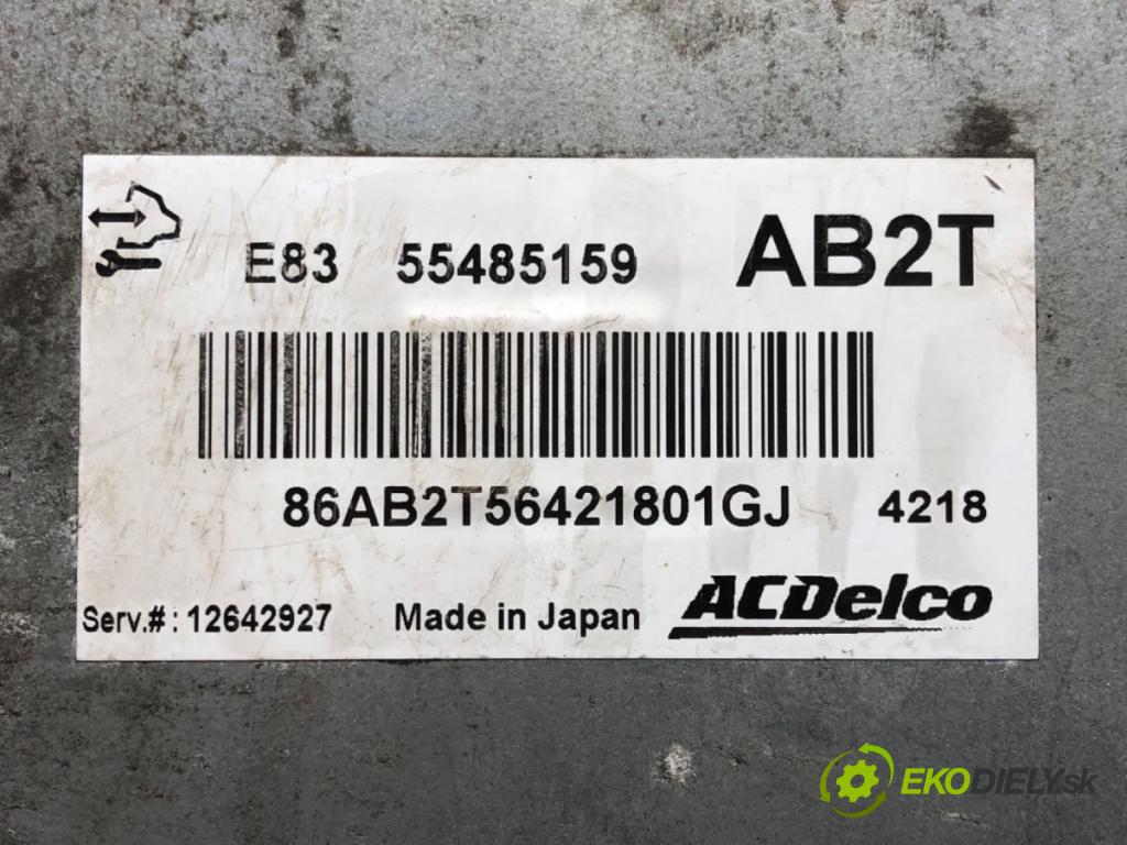 OPEL CORSA D (S07) 2006 - 2014    1.2 LPG (L08, L68) 63 kW [86 KM] Benzyna / gaz samochodowy (LPG) 2011 - 2014  riadiaca jednotka Motor 55485159 (Riadiace jednotky)