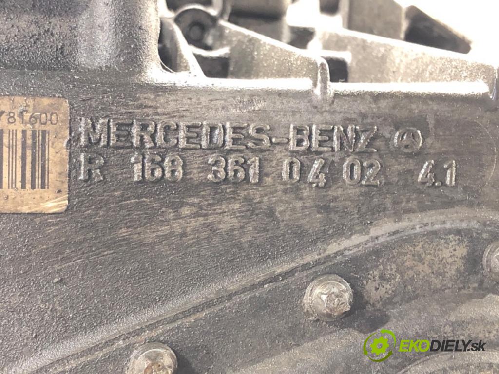 MERCEDES-BENZ VANEO (414) 2002 - 2005    1.6 (414.700) 60 kW [82 KM] benzyna 2002 - 2005  Prevodovka R1683610402 (Prevodovky)