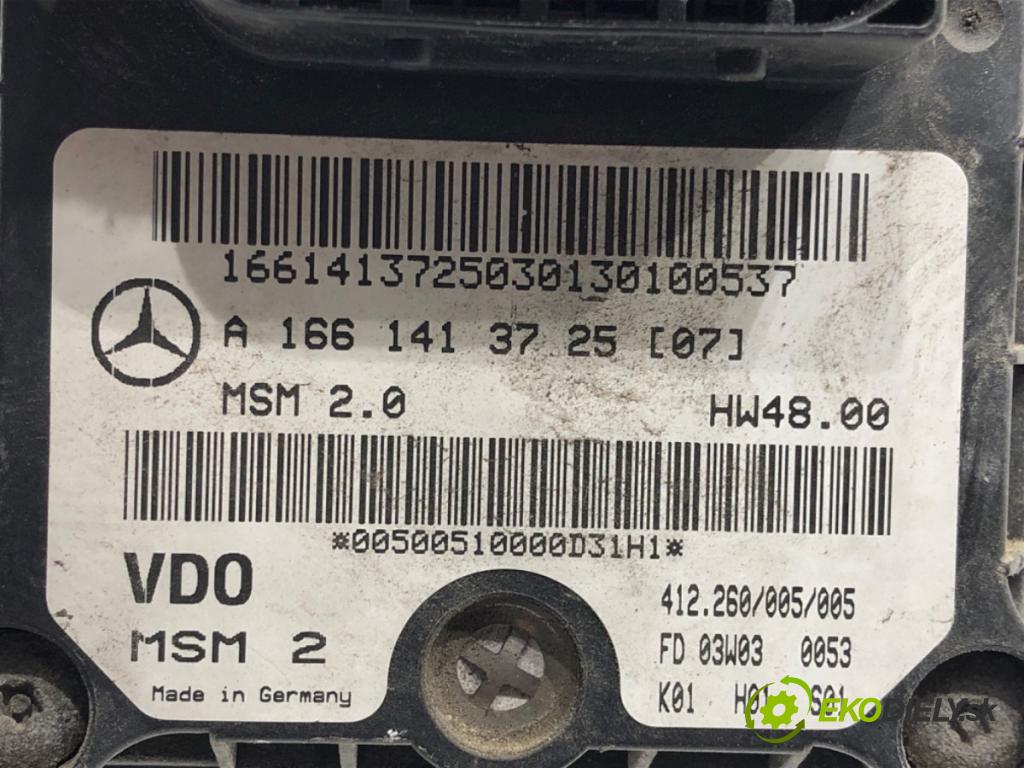 MERCEDES-BENZ VANEO (414) 2002 - 2005    1.6 (414.700) 60 kW [82 KM] benzyna 2002 - 2005  Škrtiaca klapka A1661413725 (Škrtiace klapky)