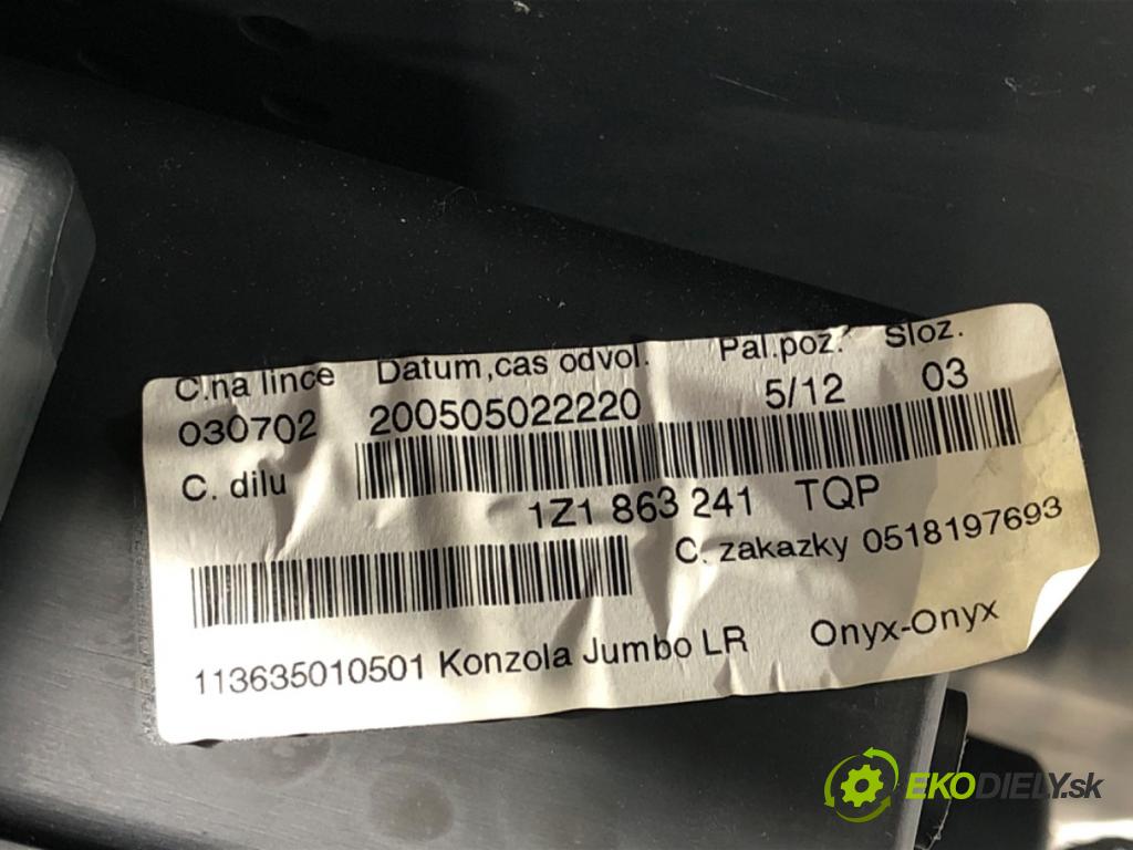 SKODA OCTAVIA II Combi (1Z5) 2004 - 2013    1.6 75 kW [102 KM] benzyna 2004 - 2013  Tunel stredový  (Stredový tunel / panel)