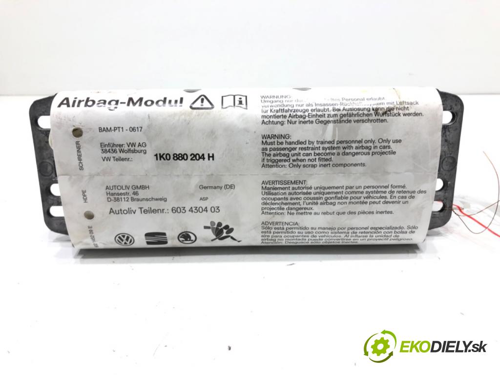 SKODA OCTAVIA II Combi (1Z5) 2004 - 2013    1.6 75 kW [102 KM] benzyna 2004 - 2013  AirBag spolujazdca 1K0880204H (Airbagy)