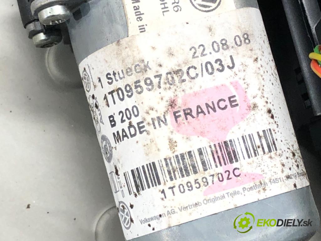 SKODA OCTAVIA II Combi (1Z5) 2004 - 2013    1.6 75 kW [102 KM] benzyna 2004 - 2013  mechanismus okna pravý přední část 1K0959792H