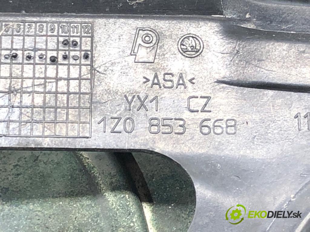 SKODA OCTAVIA II Combi (1Z5) 2004 - 2013    1.6 75 kW [102 KM] benzyna 2004 - 2013  mřížka maska 1Z0853668 (Mřížky (masky) chladičů)
