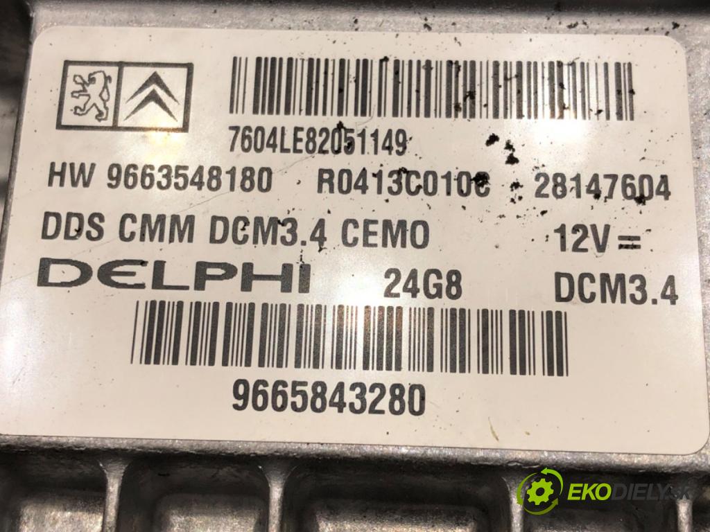 CITROEN C5 III (RD_) 2008 - 2022    2.0 HDi (RDRHDA) 100 kW [136 KM] olej napędowy 2008 - 2022  riadiaca jednotka Motor 9663548180 (Riadiace jednotky)