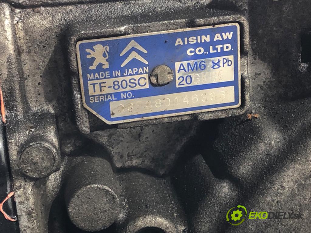 CITROEN C5 III (RD_) 2008 - 2022    2.0 HDi (RDRHDA) 100 kW [136 KM] olej napędowy 2008 - 2022  Prevodovka 20GK05 (Prevodovky)