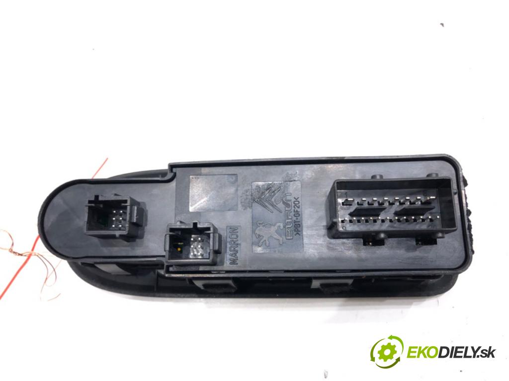 CITROEN C5 III (RD_) 2008 - 2022    2.0 HDi (RDRHDA) 100 kW [136 KM] olej napędowy 2008 - 2022  Prepínač okien 96599975XT (Prepínače, spínače, tlačidlá a ovládače kúrenia)