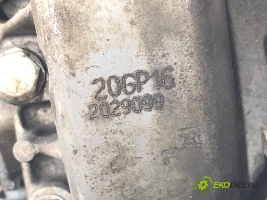 FIAT DUCATO Platforma / podwozie (250_) 2006 - 2022    130 Multijet 2,3 D 96 kW [131 KM] olej napędowy 2006 - 2022  Prevodovka 20GP16 (Prevodovky)