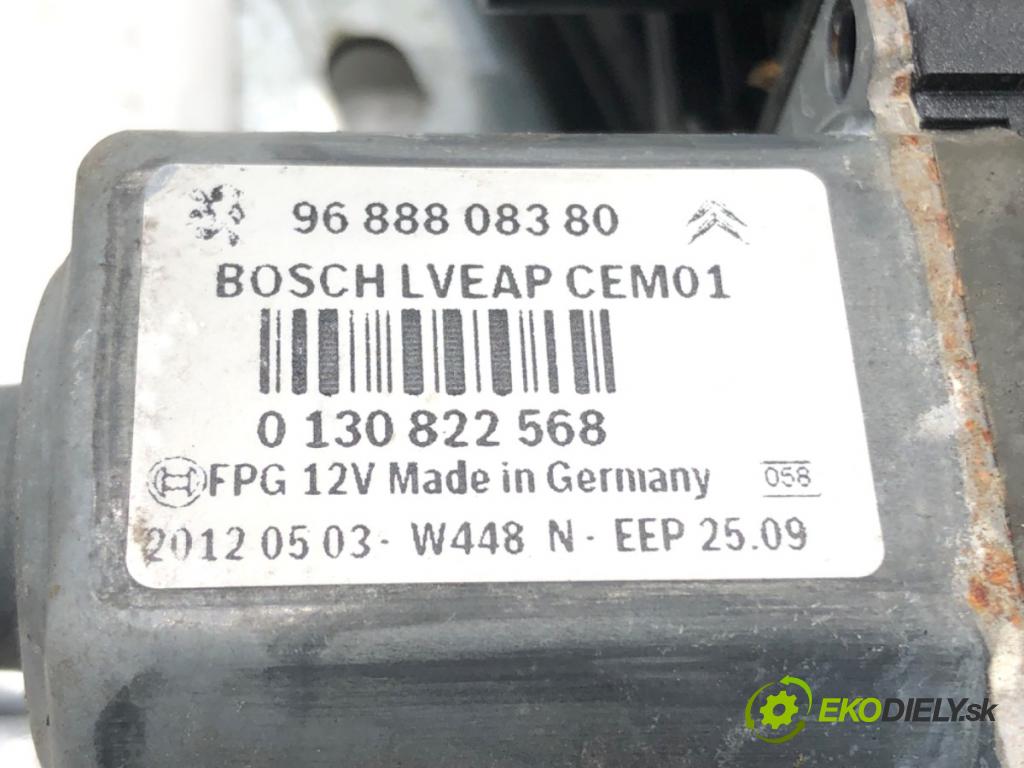 PEUGEOT 508 I (8D_) 2010 - 2018    2.0 HDi 120 kW [163 KM] olej napędowy 2010 - 2018  mechanismus okna pravý zadní část