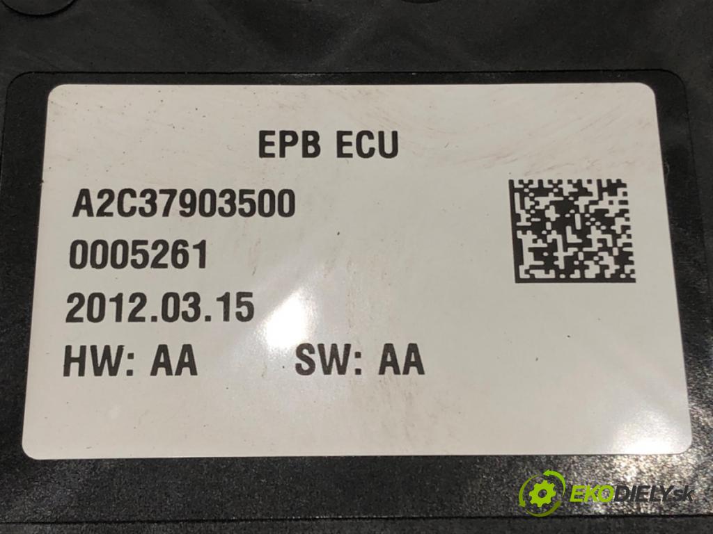 PEUGEOT 508 I (8D_) 2010 - 2018    2.0 HDi 120 kW [163 KM] olej napędowy 2010 - 2018  BRZDA: ručný elektrický A2C37903500 (Ručné brzdy)