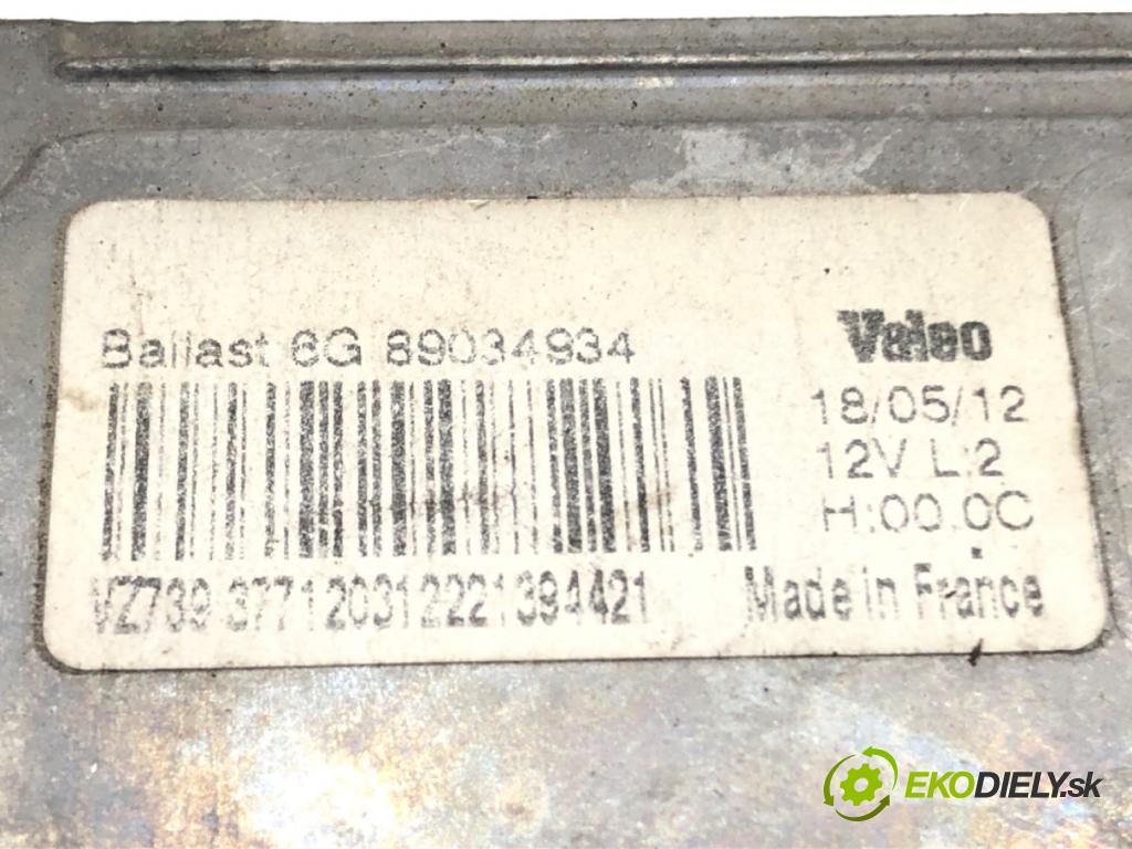 PEUGEOT 508 I (8D_) 2010 - 2018    2.0 HDi 120 kW [163 KM] olej napędowy 2010 - 2018  Menič XENON 89034934 (Riadiace jednotky xenónu)