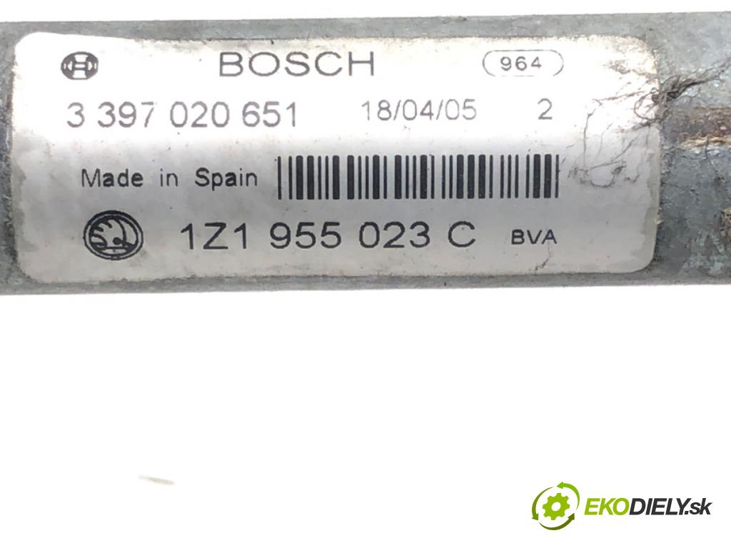 SKODA OCTAVIA II Combi (1Z5) 2004 - 2013    1.6 75 kW [102 KM] benzyna 2004 - 2013  Mechanizmus stieračov predný 1Z1955119A (Motorčeky stieračov predné)