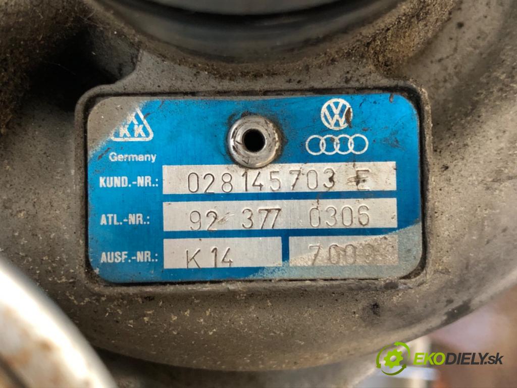 VW LT 28-35 II Autobus (2DB, 2DE, 2DK) 1996 - 2006    2.5 TDI 75 kW [102 KM] olej napędowy 1996 - 1999  turbo 028145703E (Turbodúchadla (kompletní))