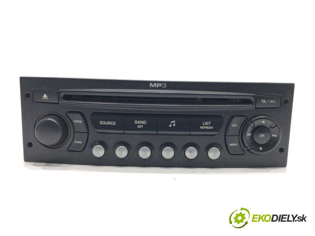 PEUGEOT PARTNER Nadwozie pełne/minivan 2008 - 2022    1.6 HDi 66 kW [90 KM] olej napędowy 2011 - 2022  RADIO 7647179394 (Audio zariadenia)