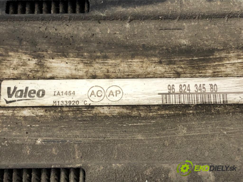 PEUGEOT PARTNER Nadwozie pełne/minivan 2008 - 2022    1.6 HDi 66 kW [90 KM] olej napędowy 2011 - 2022  intercooler 9682434580 (Chladiče nasávaného vzduchu (intercoolery))