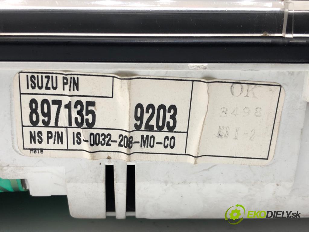 ISUZU RODEO samochód terenowy zamknięty 1997 - 2004    3.2 V6 151 kW [205 KM] benzyna 1997 - 2004  Prístrojovka 8971359203 (Prístrojové dosky, displeje)
