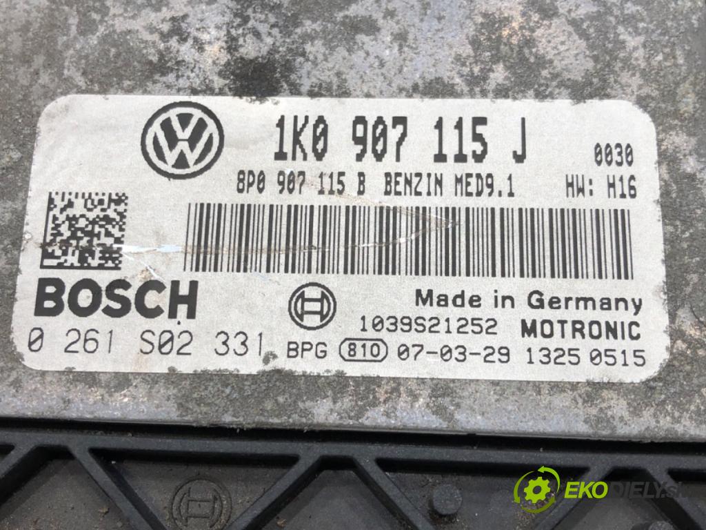 VW GOLF V (1K1) 2003 - 2010    2.0 GTI 147 kW [200 KM] benzyna 2004 - 2009  riadiaca jednotka Motor 1K0907115J (Riadiace jednotky)