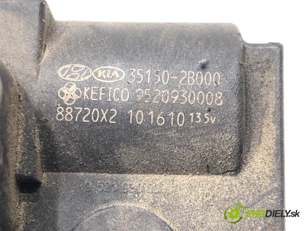 KIA CEED liftback (ED) 2006 - 2012    1.6 93 kW [126 KM] benzyna 2008 - 2012  Škrtiaca klapka 35100-2B000 (Škrtiace klapky)