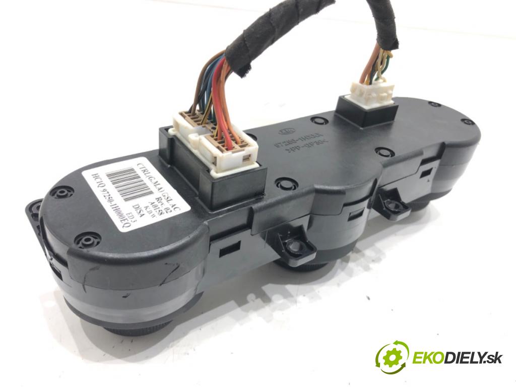 KIA CEED liftback (ED) 2006 - 2012    1.6 93 kW [126 KM] benzyna 2008 - 2012  Panel ovládania kúrenia 97250-1H000 (Prepínače, spínače, tlačidlá a ovládače kúrenia)