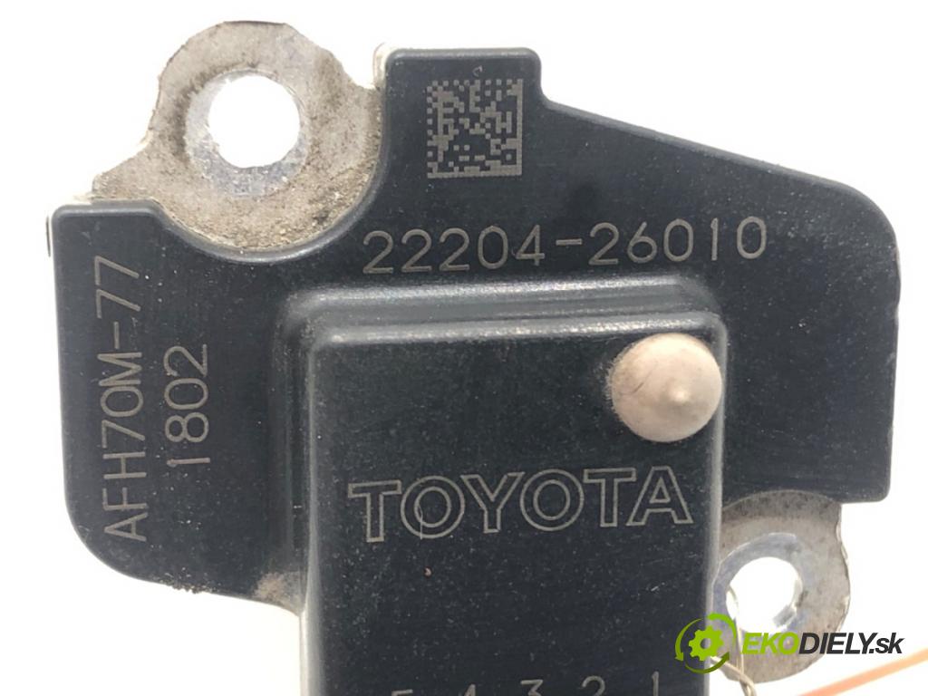 TOYOTA AVENSIS sedan (_T27_) 2008 - 2018    2.0 D-4D (ADT270_) 91 kW [124 KM] olej napędowy 2011 - 2018  Váha vzduchu 22204-26010 (Váhy vzduchu)