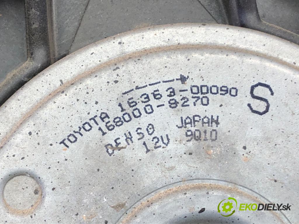 TOYOTA YARIS (_P13_) 2010 - 2022    1.3 (NSP130_) 73 kW [99 KM] benzyna 2011 - 2022  Ventilátor chladiča 16363-0D090 (Ventilátory)