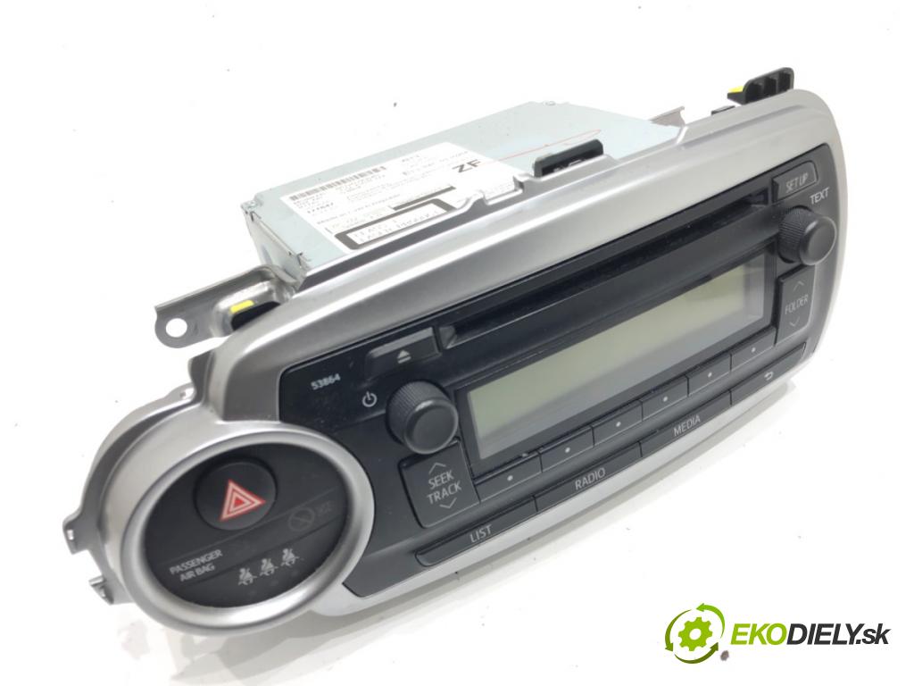 TOYOTA YARIS (_P13_) 2010 - 2022    1.3 (NSP130_) 73 kW [99 KM] benzyna 2011 - 2022  RADIO 86120-0D640 (Audio zariadenia)